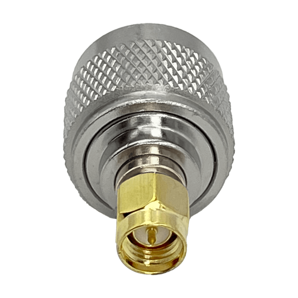 Adaptador Coaxial N Macho a SMA Macho Tipo Copla RF 3