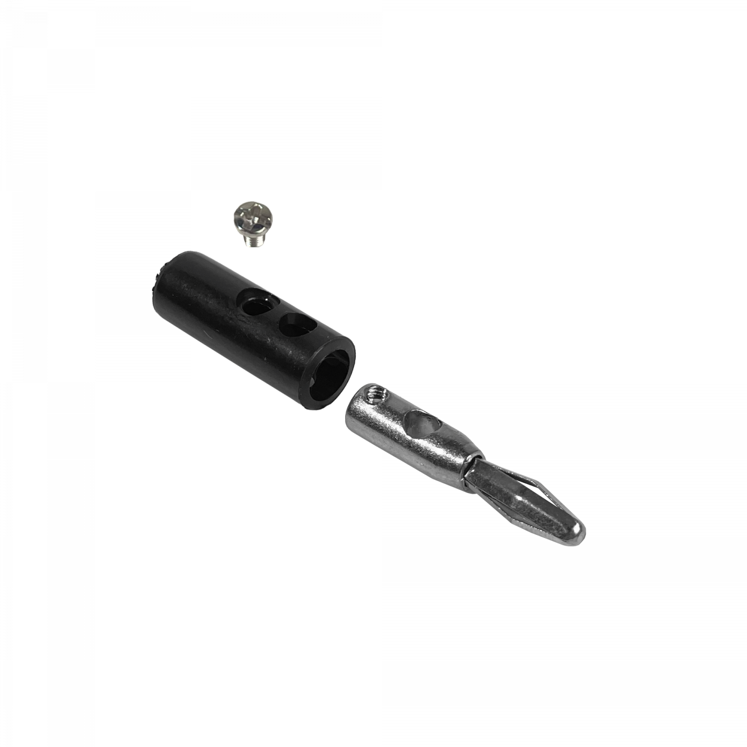 Conector Banana Macho 4mm Tipo Niquelado – BANANA-N 1