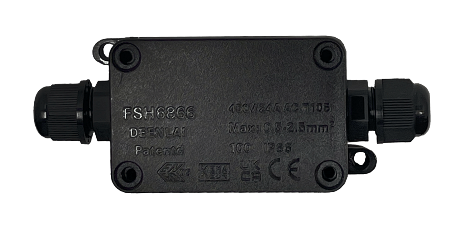 Caja de conexiones copla 24A 450V AWG24-10 IP66 3x0,5-2,5mm2 3