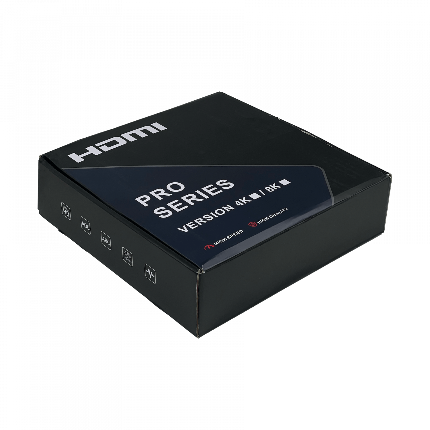 Cable HDMI de Fibra Óptica 80m 8K 4320p v2.0, HDMI-M a HDMI-M, Negro, 3D, 4Kx8K 3