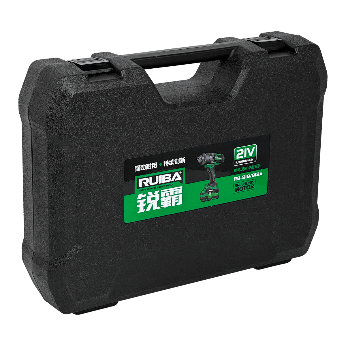 RUIBA Llave de impacto inlambrica 3/4-Ps ulg 19mm + 2 Bat-ion 21V 4Ah 1
