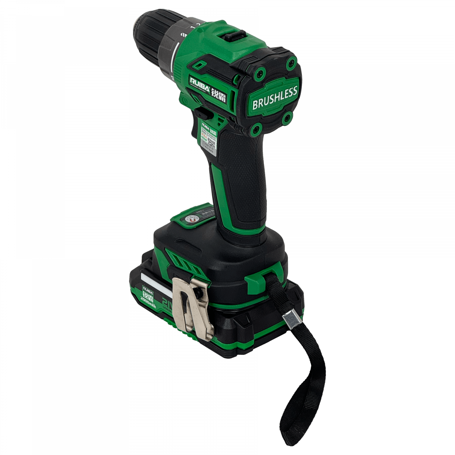 RUI Taladro inalambrico 0,8-10mm + 2 Bateria-Litio 21V 2Ah RB-DB2101 1