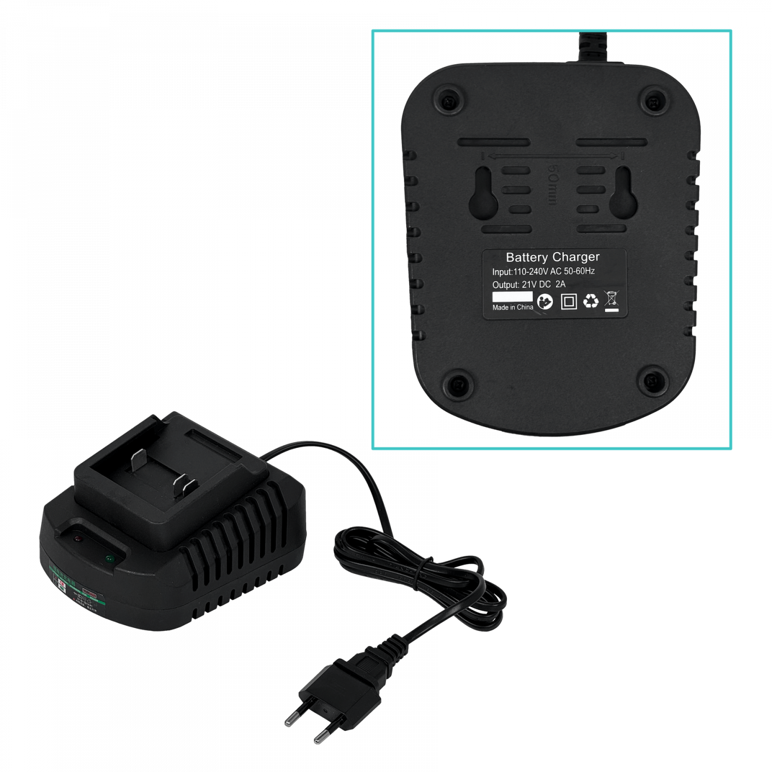 Taladro de Impacto Inalámbrico RUIBA RB-SD2108 - Brushless, 21V, 230NM 2