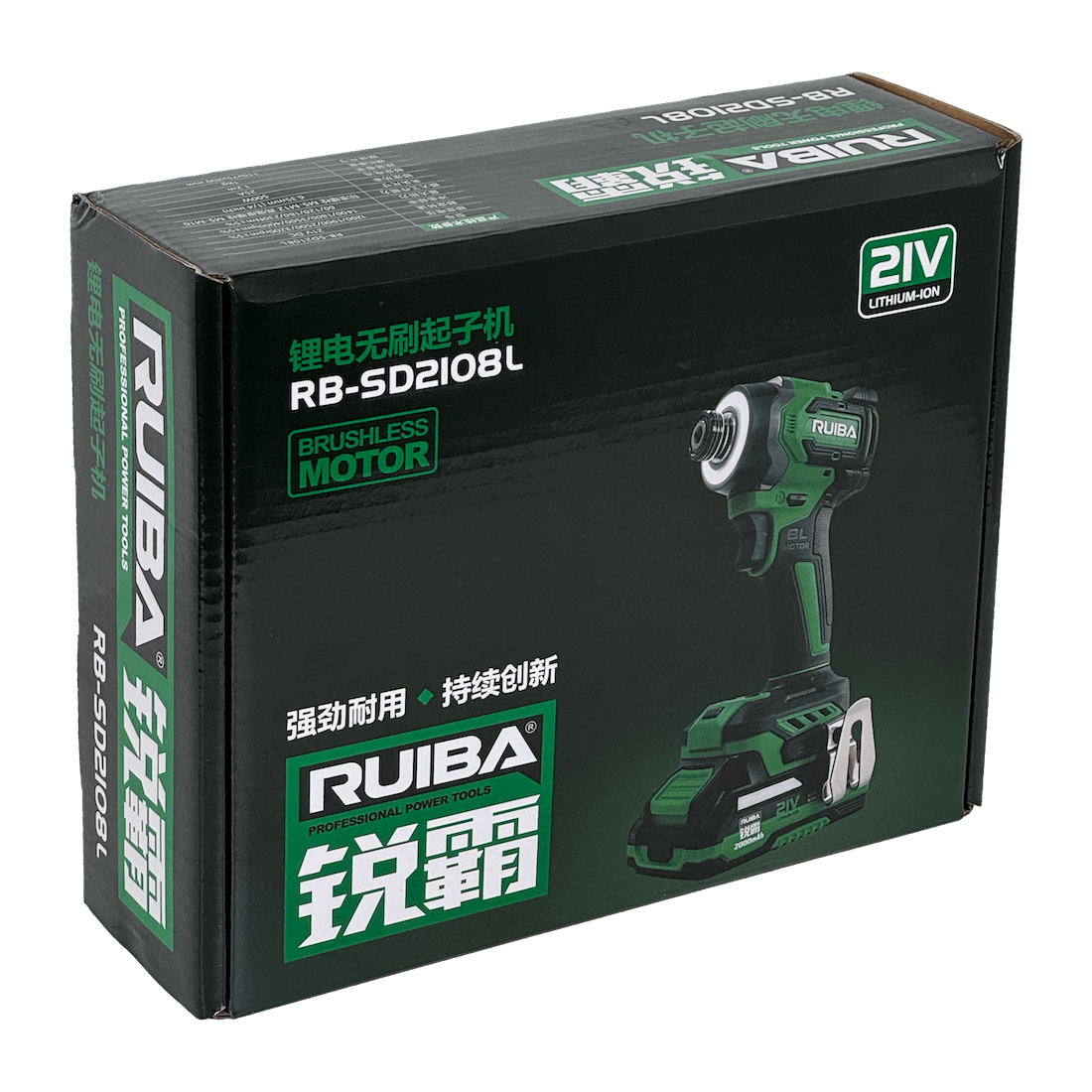 Taladro de Impacto Inalámbrico RUIBA RB-SD2108 - Brushless, 21V, 230NM 4