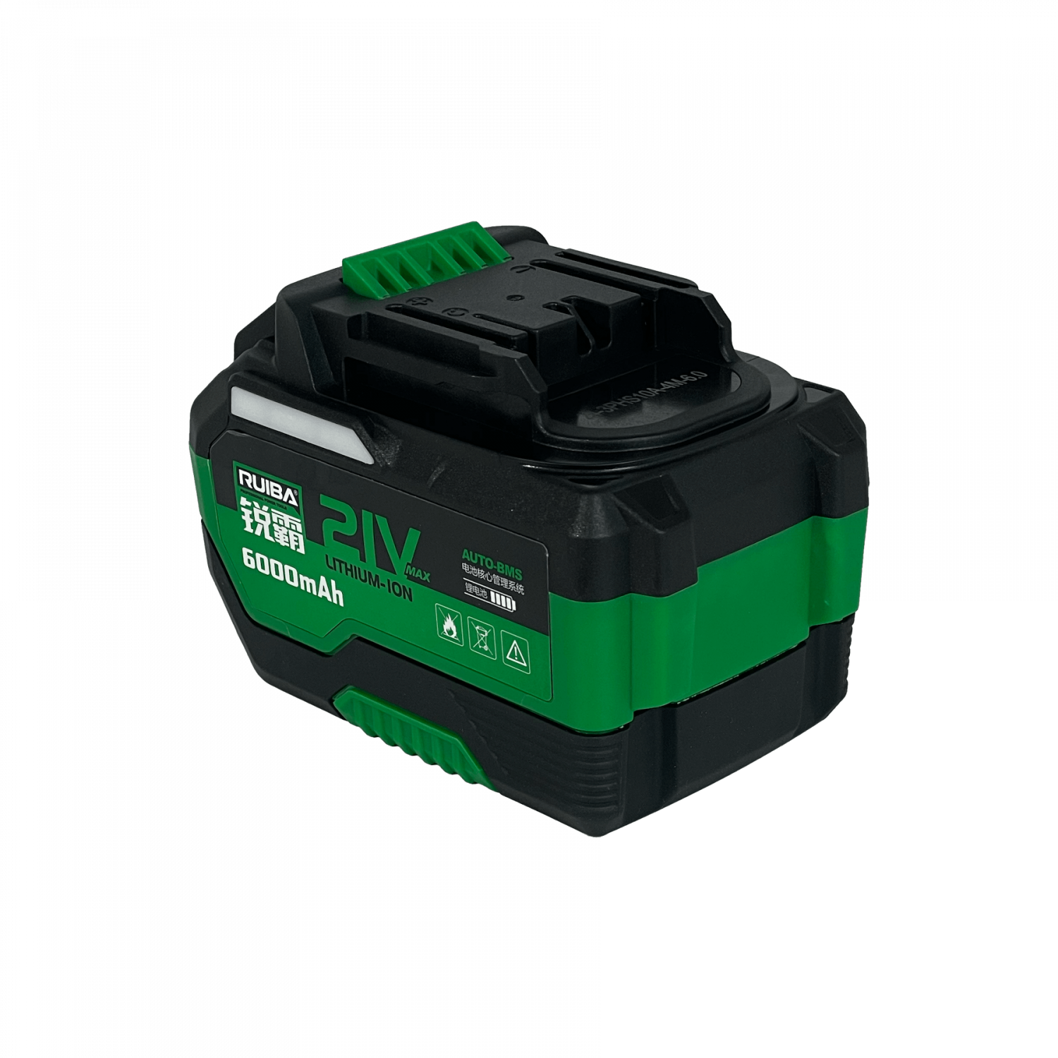 RUIBA Bateria Litio 21V 6Ah 126Wh Li-ion Recargable BMS 6000mAh 1