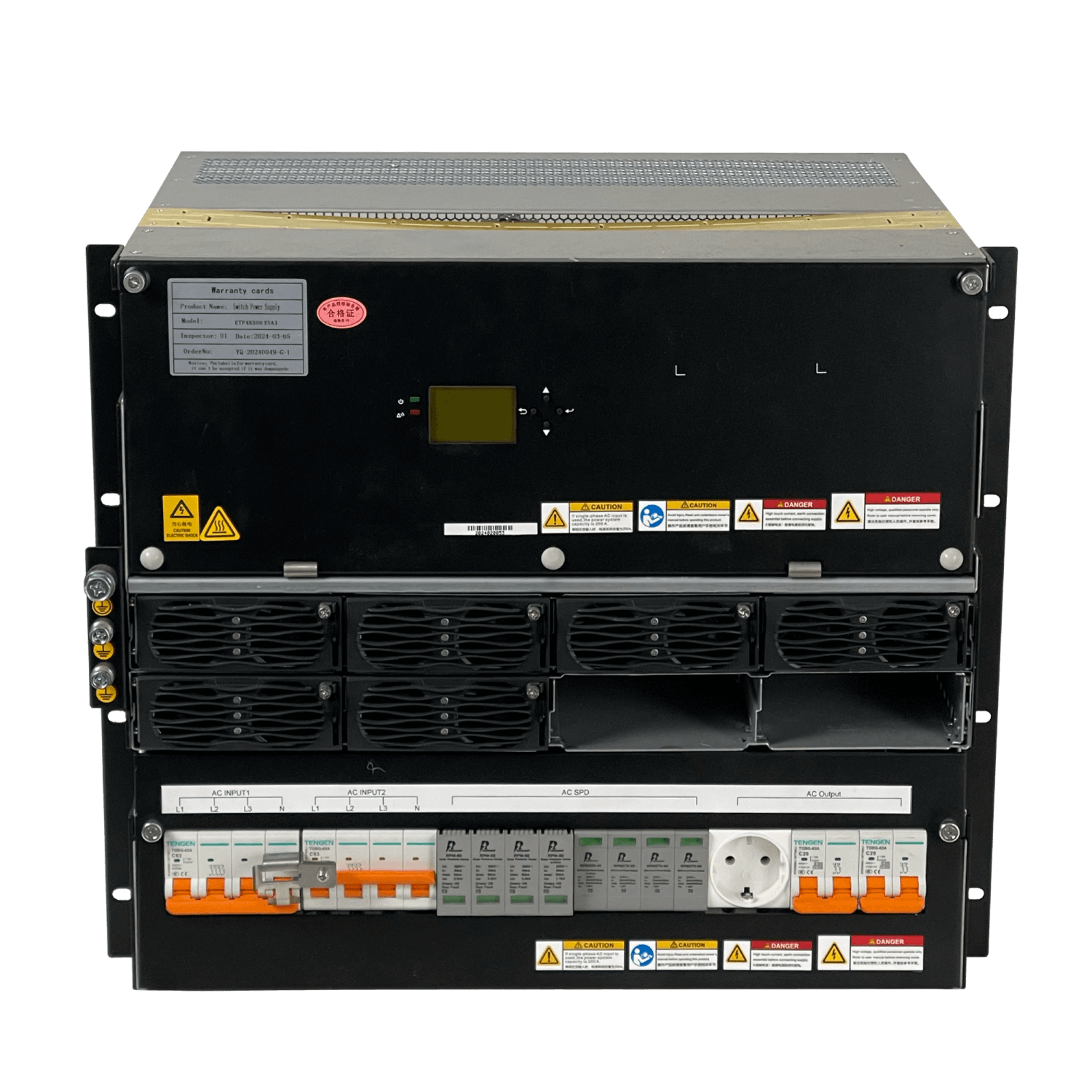 Fuente de Alimentacion Conmutada out-53V Max-300A Trifasica YQ48300A 1