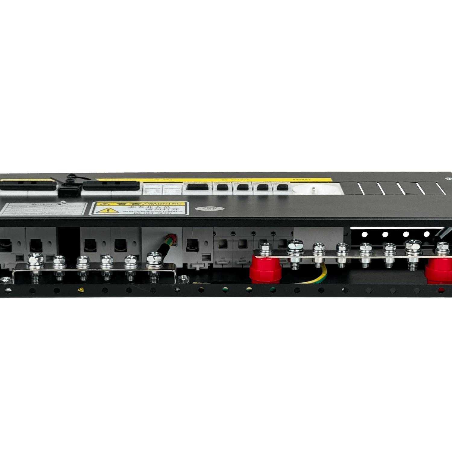 100A 1-Fase Sistema de Transferencia Manual 4-out 1-Schuko Rack 4U 2