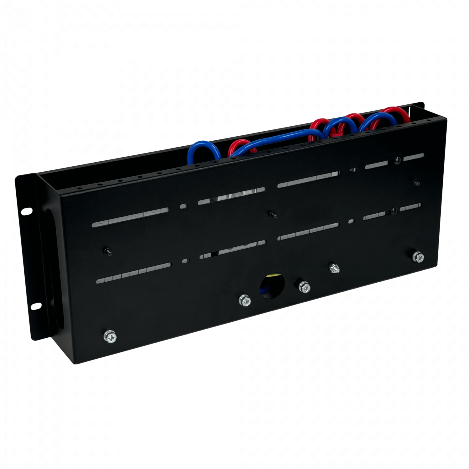 63A 1-Fase Sistema de Transf Manual 5-out-AC 1-SchukO 7-out-DC Rack 4U 2