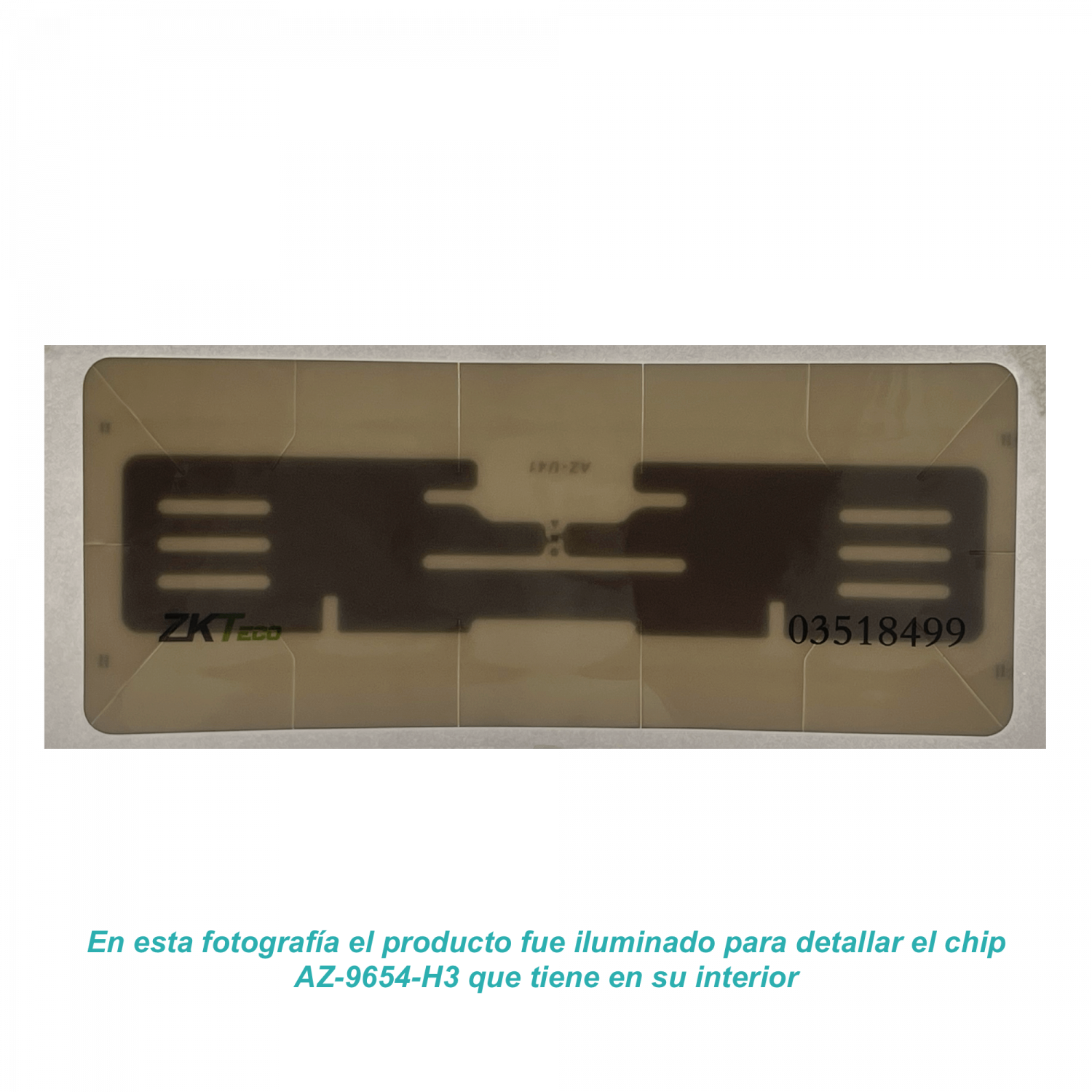 ZK TAG Sticker UHF Parking 860-960MHz 100X40mm 2