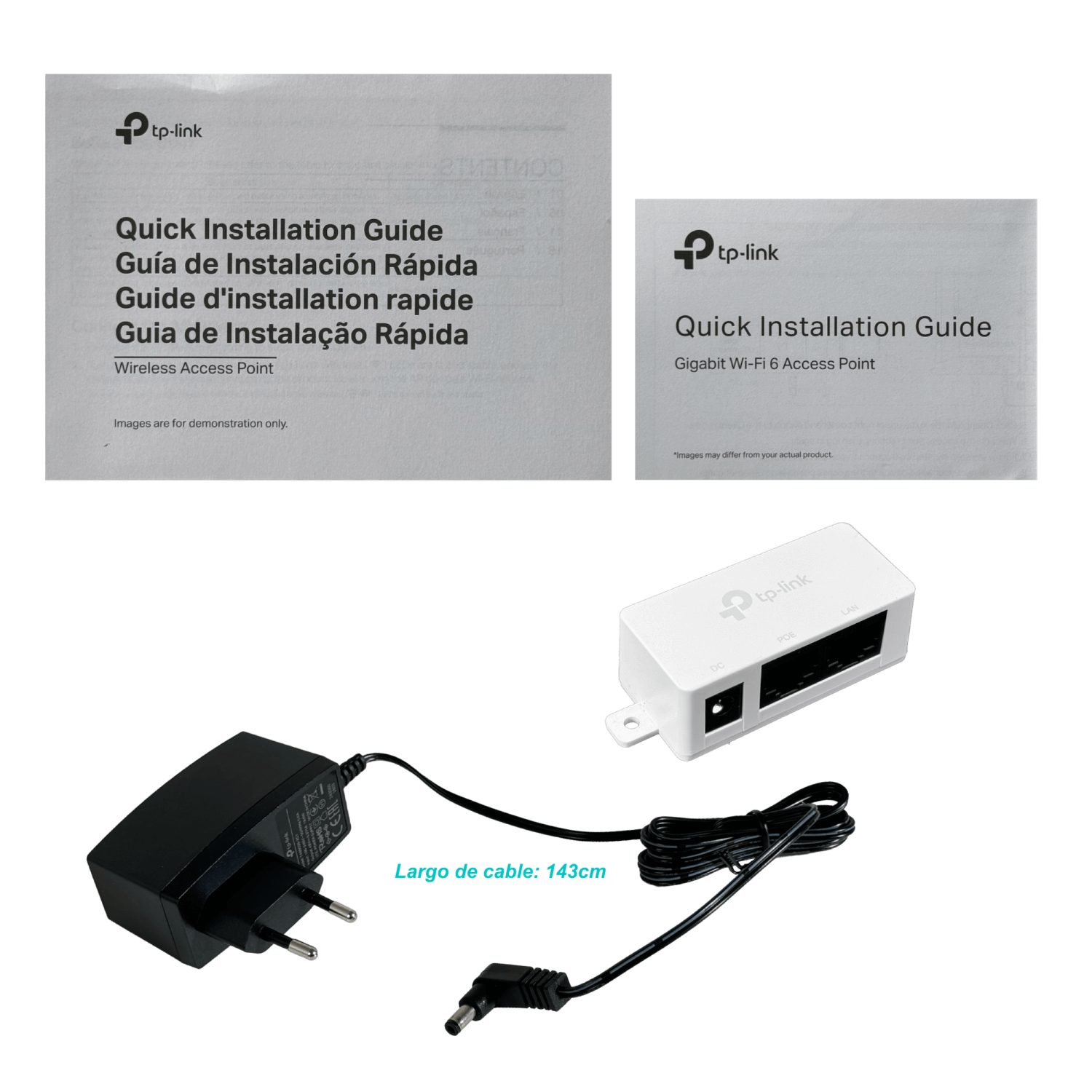 Punto de Acceso WiFi 6 AX1800 Gigabit TP-Link TL-WA1801, Hasta 1800 Mbps, 1xGigabit Ethernet 6
