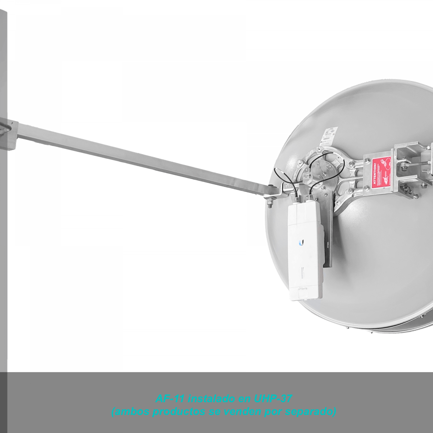 ALGCOM ISO+RAD 11GHz 0,6m 37dBi 10,0-11,7GHz 3º 2x2 2-RPSMA-H Antena 2