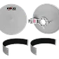 ALGCOM ISO+RAD 11GHz 0,6m 37dBi 10,0-11,7GHz 3º 2x2 2-RPSMA-H Antena - Miniatura 6