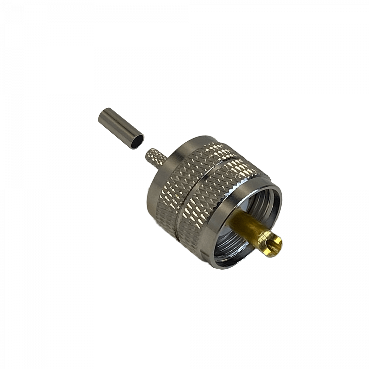 Conector Coaxial Crimpeable UHF-Macho, Compatible con RG316, CA100, RG174 3
