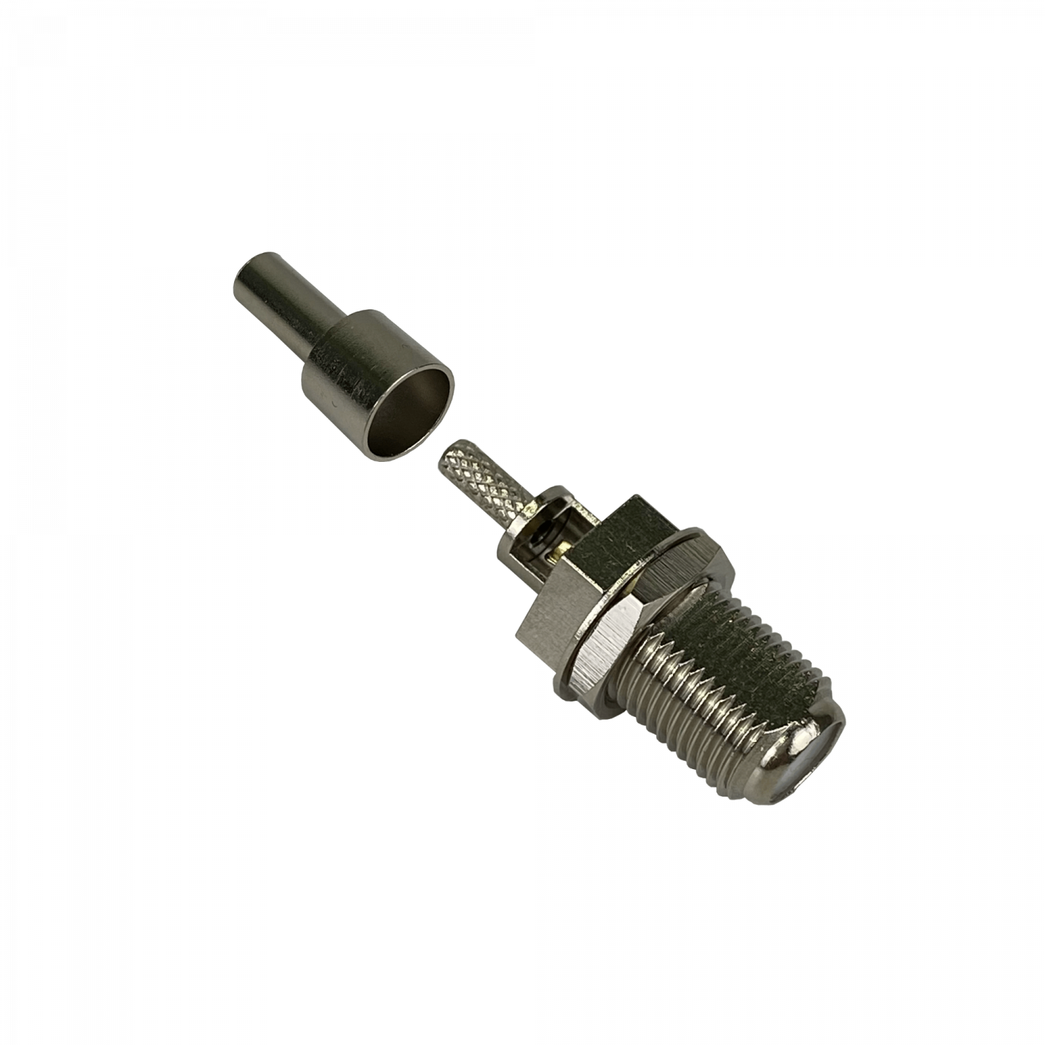 F-Hembra RG316 Conector Coaxial Crimpeable CA100 RG174 2