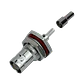 Conector BNC hembra BH1E RG316 13mm panel crimpeable coaxial CA100 - Miniatura 1