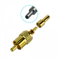 RCA-Macho RG316 Conector Coaxial Crimpeable CA100 RG174 - Miniatura 3