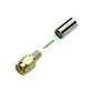 Conector coaxial SMA macho crimpeable para cable RG58 LMR195 - Miniatura 2