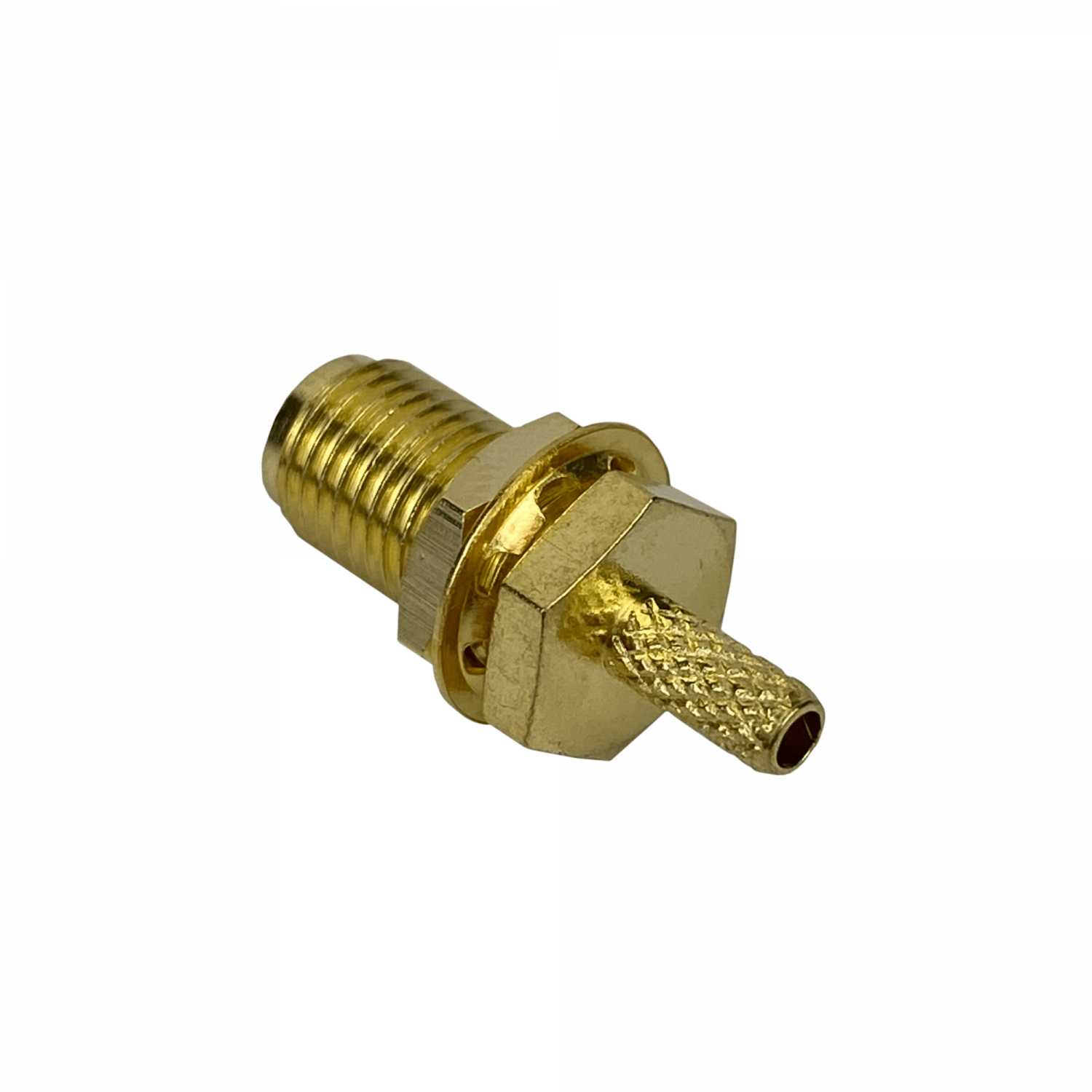 Conector coaxial SMA hembra crimpeable para cable RG316 CA100 RG174 4