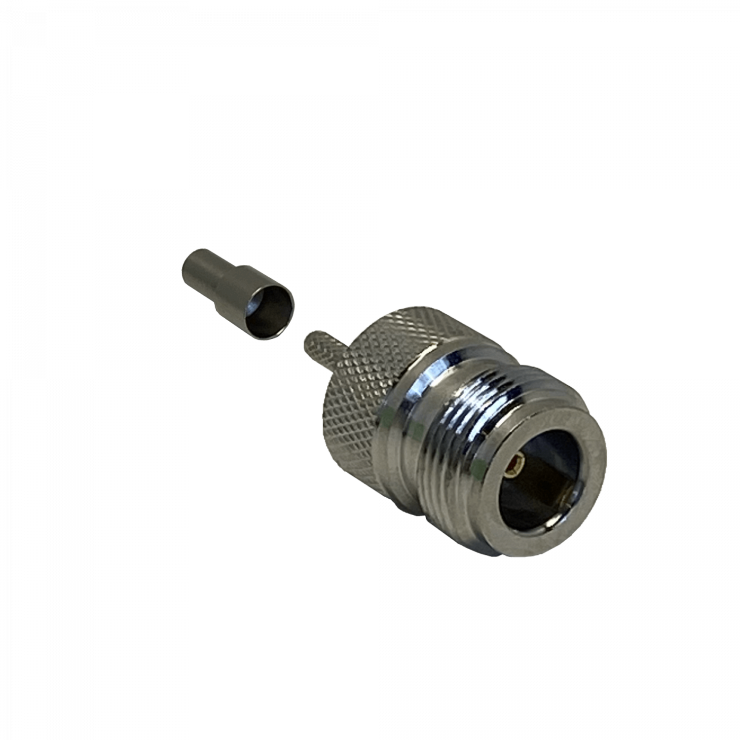 N-Hembra RG316 Conector Crimpeable CA100 RG174 2