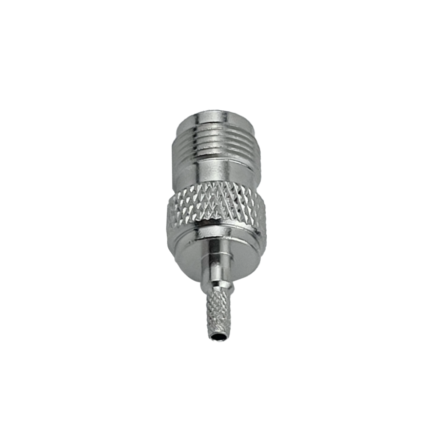 Conector coaxial TNC hembra crimpeable para cable RG316 CA100 RG174 1