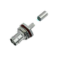 Conector BNC hembra BH2E LMR195 RG58 13mm panel crimpeable coaxial - Miniatura 1