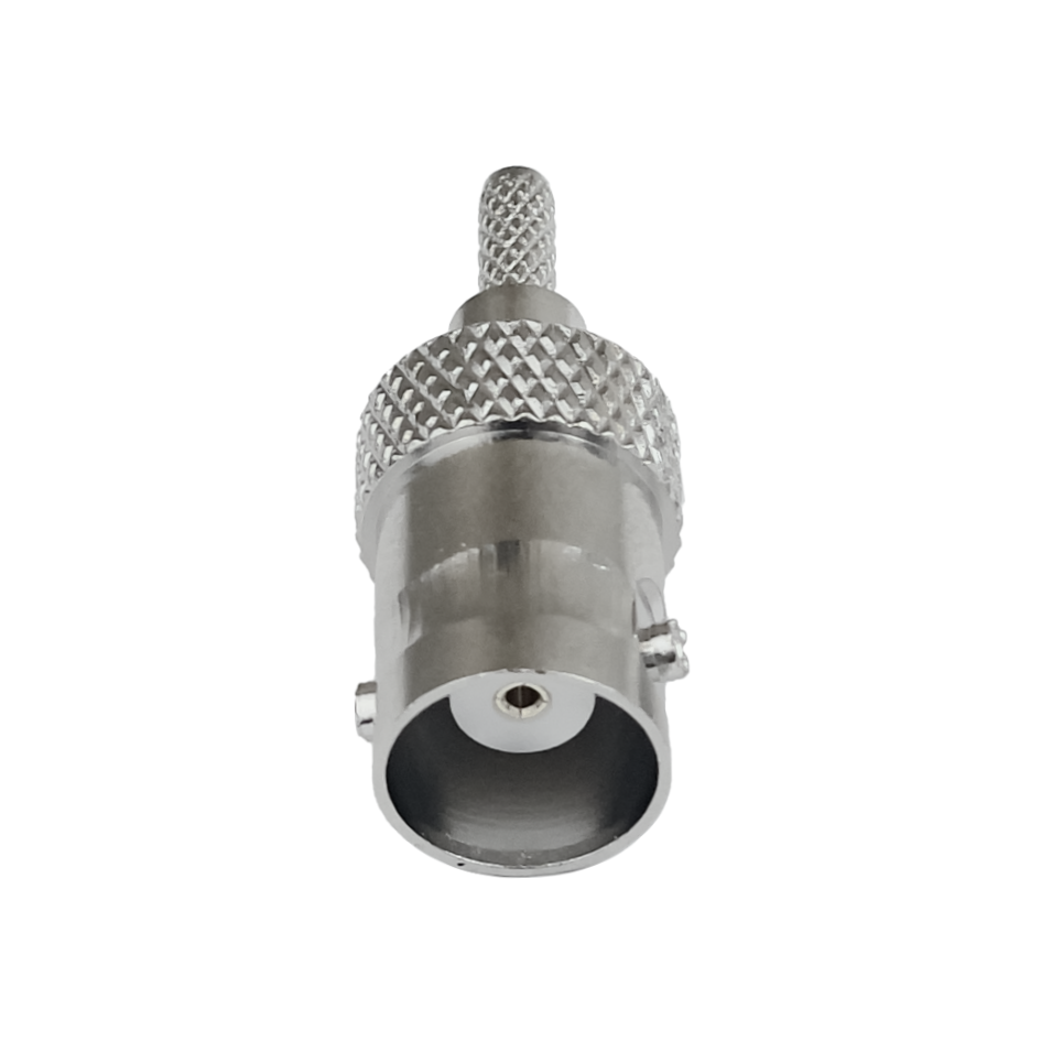 Conector BNC hembra BH1C RG316 coaxial crimpeable CA100 RG174 1