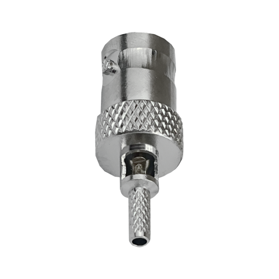 Conector BNC hembra BH1C RG316 coaxial crimpeable CA100 RG174 2