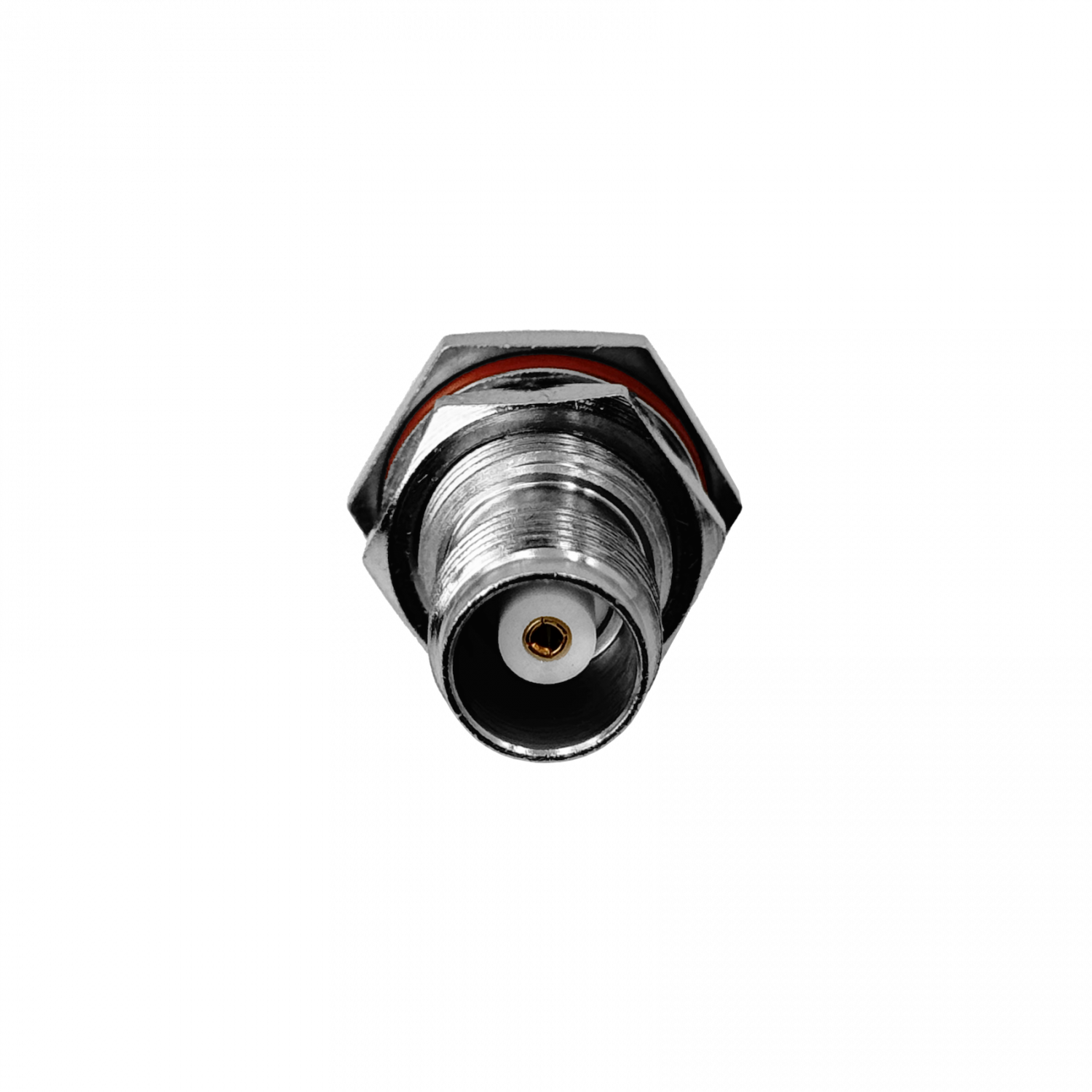 Conector coaxial TNC hembra de panel crimpeable para cable LMR100 RG316 diametro 13 mm 4