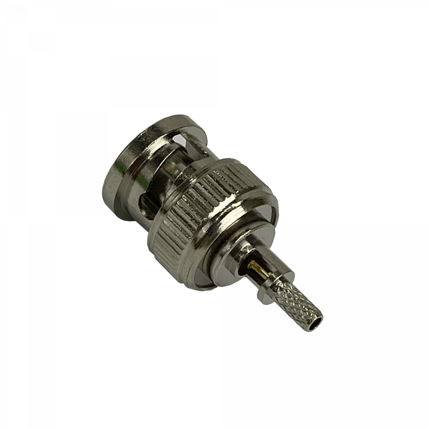 Conector BNC macho BM1C RG316 coaxial crimpeable CA100 RG174 3