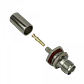 Conector coaxial TNC hembra de panel crimpeable para cable LMR195 RG58 diametro 13 mm - Miniatura 2