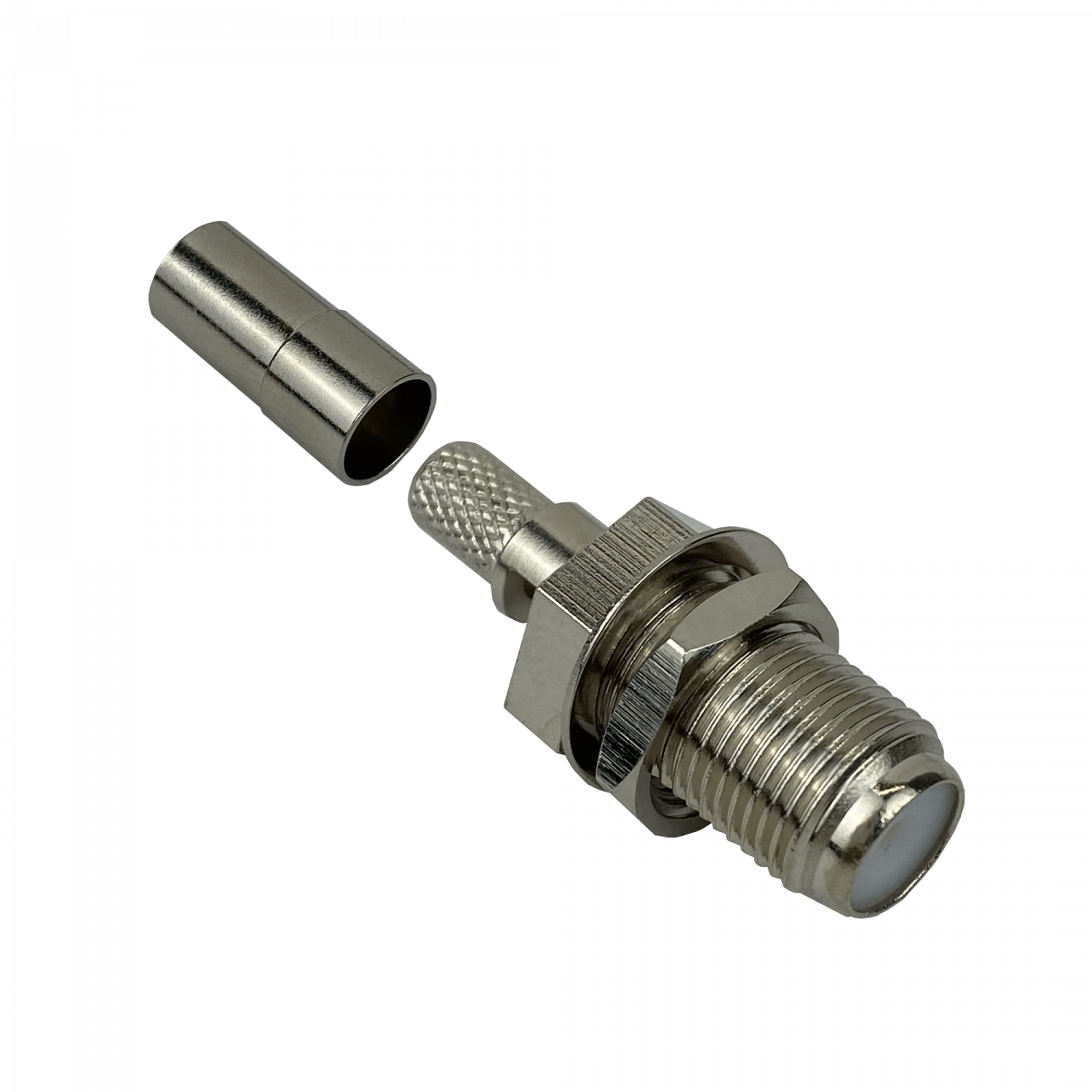 F-Hembra LMR195 RG58 Conector Crimpeable Serie-195 4