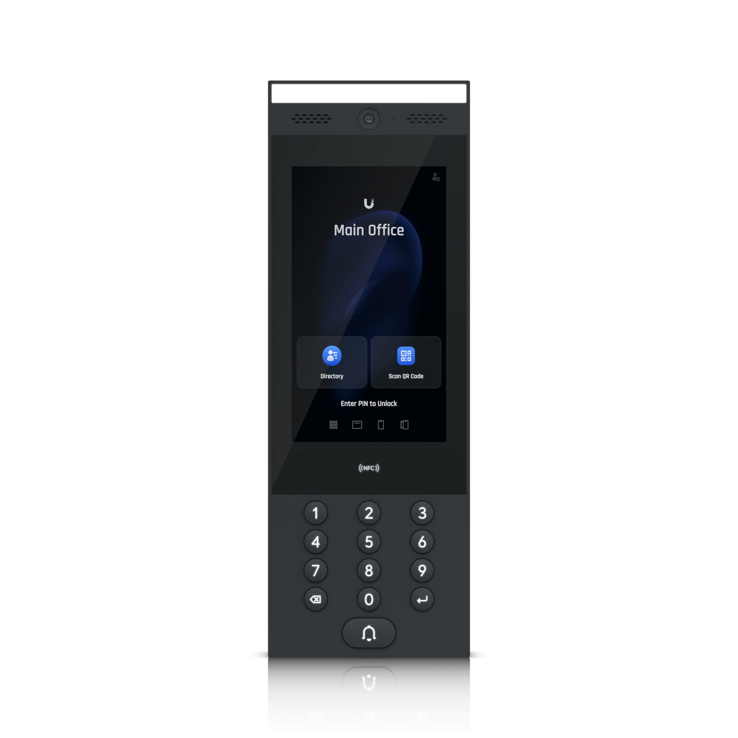Sistema de Intercomunicación Inteligente, Diseño Negro,Ubiquiti Intercom 5