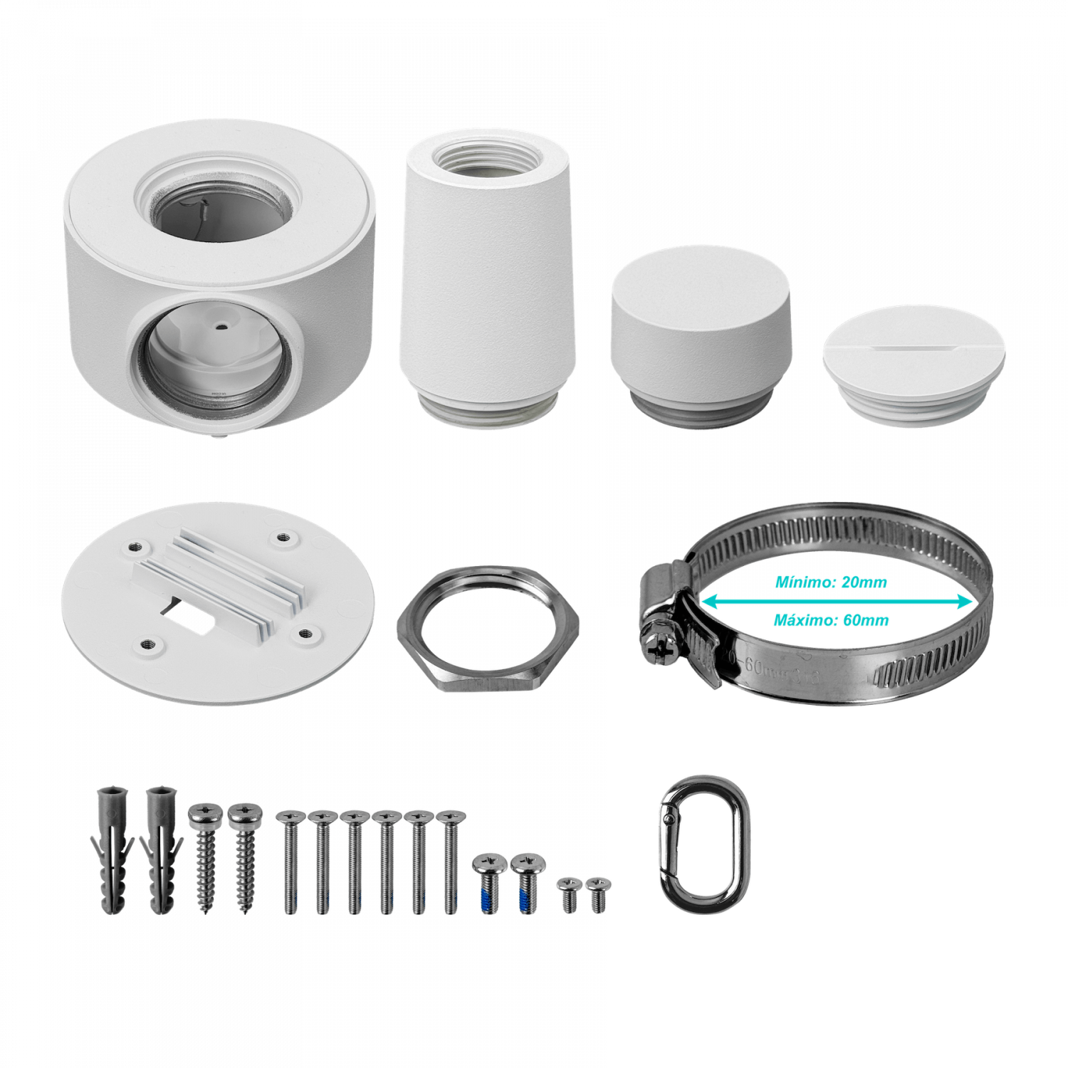 Caja de Conexiones Ubiquiti UACC-Camera-CJB-W – Montaje Seguro para Cámaras de Seguridad 7