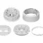 Caja de Conexión Ubiquiti UACC-CAMERA-JB-B Aluminio Blanco para Cámaras UniFi Bullet y Dome - Miniatura 1