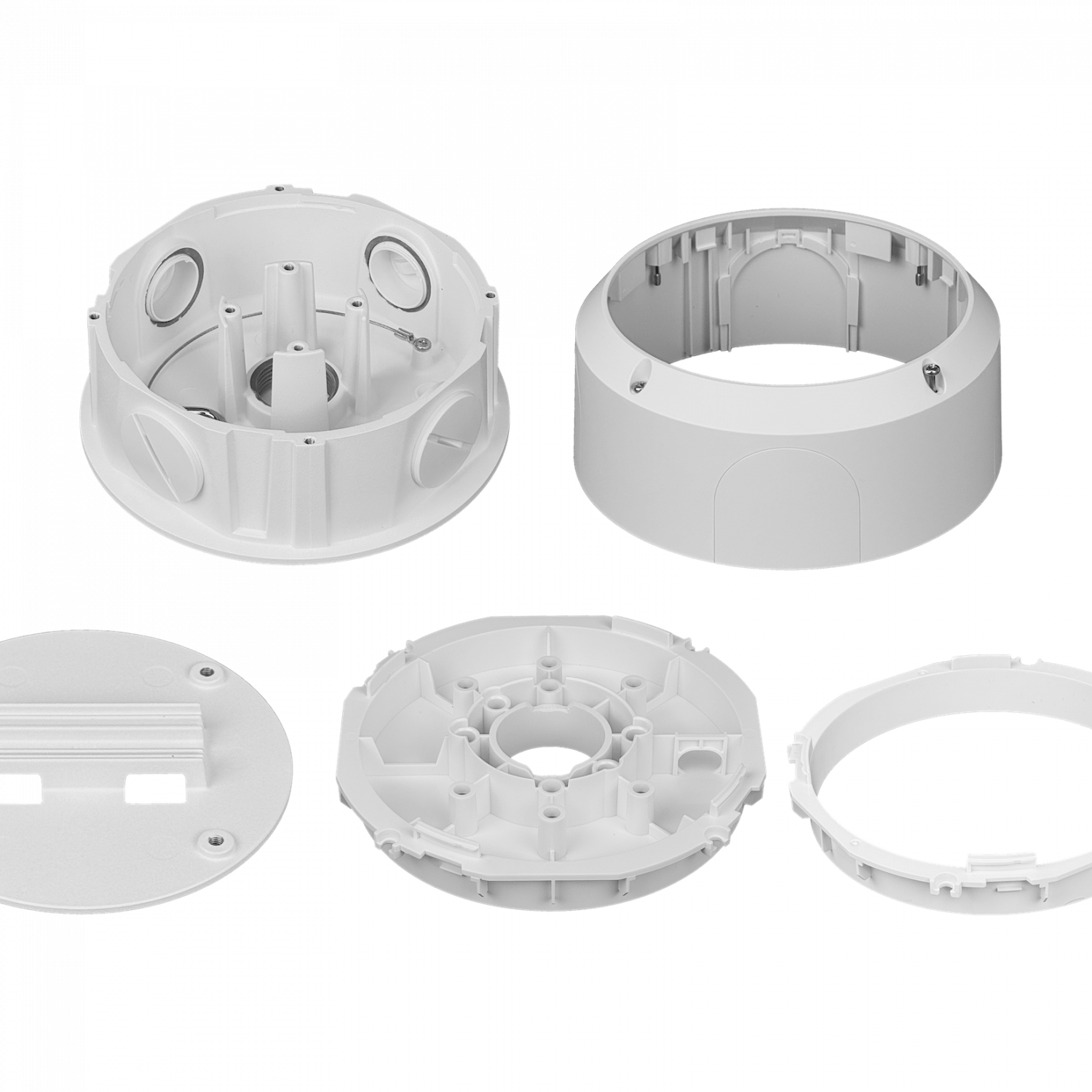 Caja de Conexión Ubiquiti UACC-CAMERA-JB-B Aluminio Blanco para Cámaras UniFi Bullet y Dome 1
