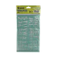Normografo Planilla Plastica Letras y Numeros 30mm 150x240x2mm - Miniatura 2