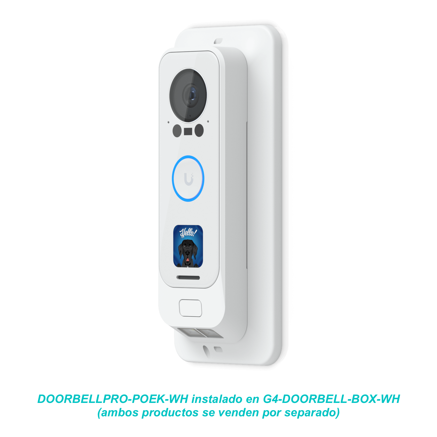 Soporte Ubiquiti G4-DOORBELL-BOX-WH - Montaje Plano o Angular 25° para UVC-G4-Doorbell-Pro 1