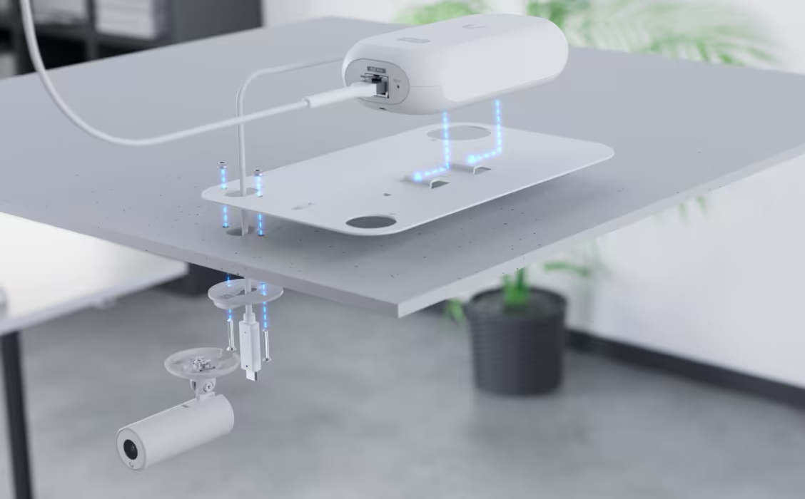 Soporte de Montaje a Techo Blanco Ubiquiti - Compatible con UVC-AI-THETA 5