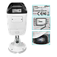 DAHUA Bala 8MP 3,6mm doble lente 180° Full Color IP67 MicSD RCA IR40mt - Miniatura 2