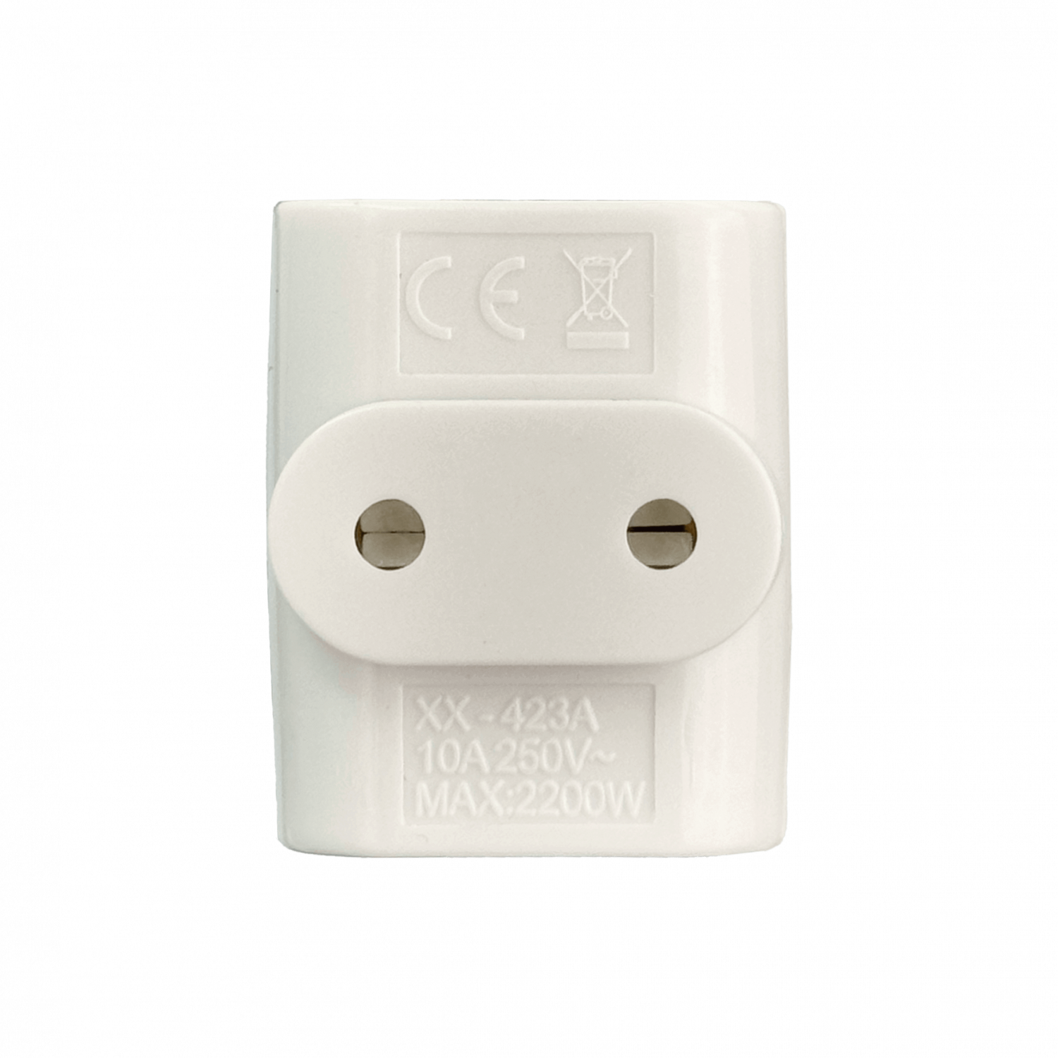 Triple 6A 250V 1500W Sin tierra YC002 Sin-Certificacion 3