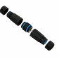 Cat6 1Gbps Copla Exterior RJ45 STP FTP M25 IP68 Hembra-Hembra - Miniatura 2