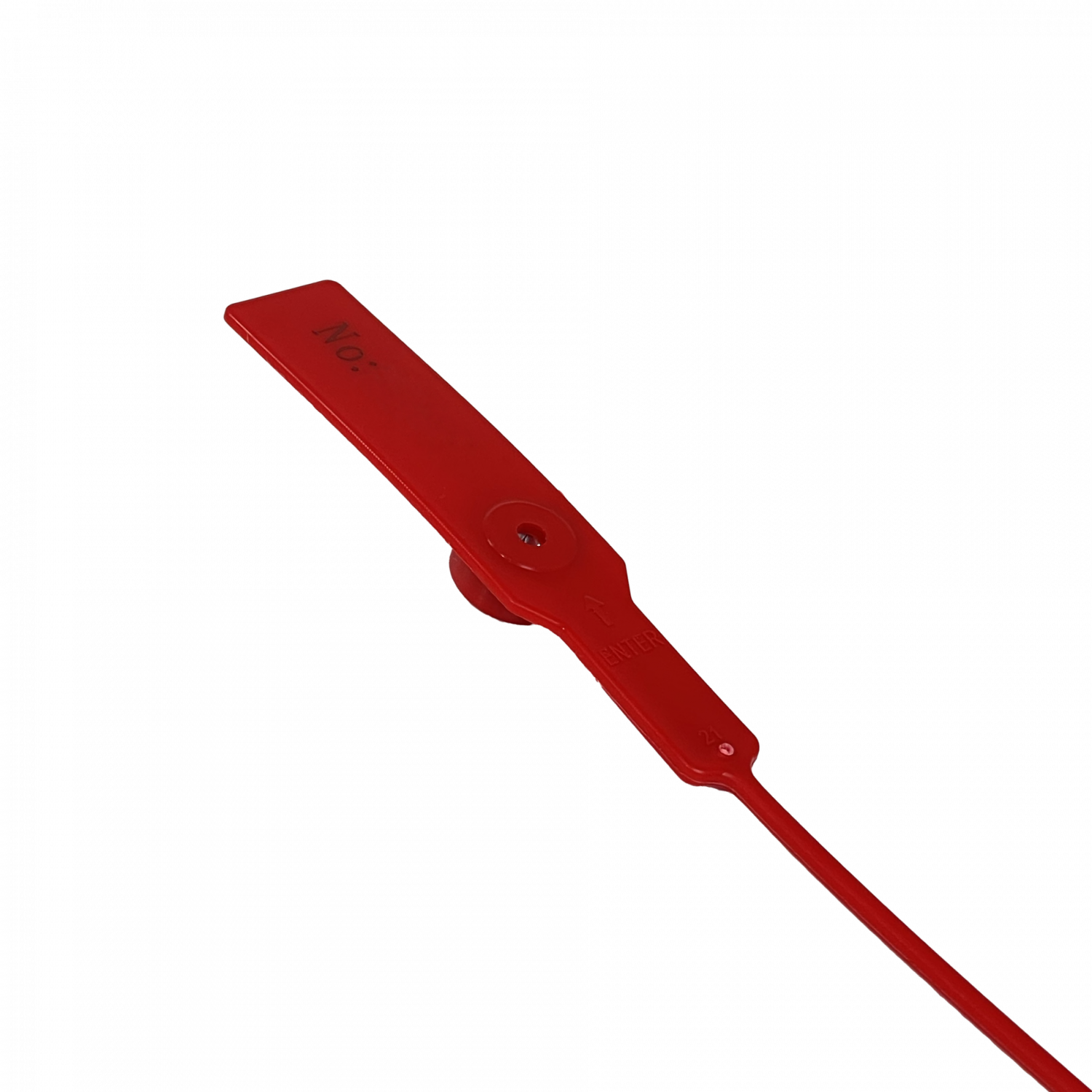 Sellos Seguridad Metalgrip Rojo 28cm 100 Unidades Plástico 2