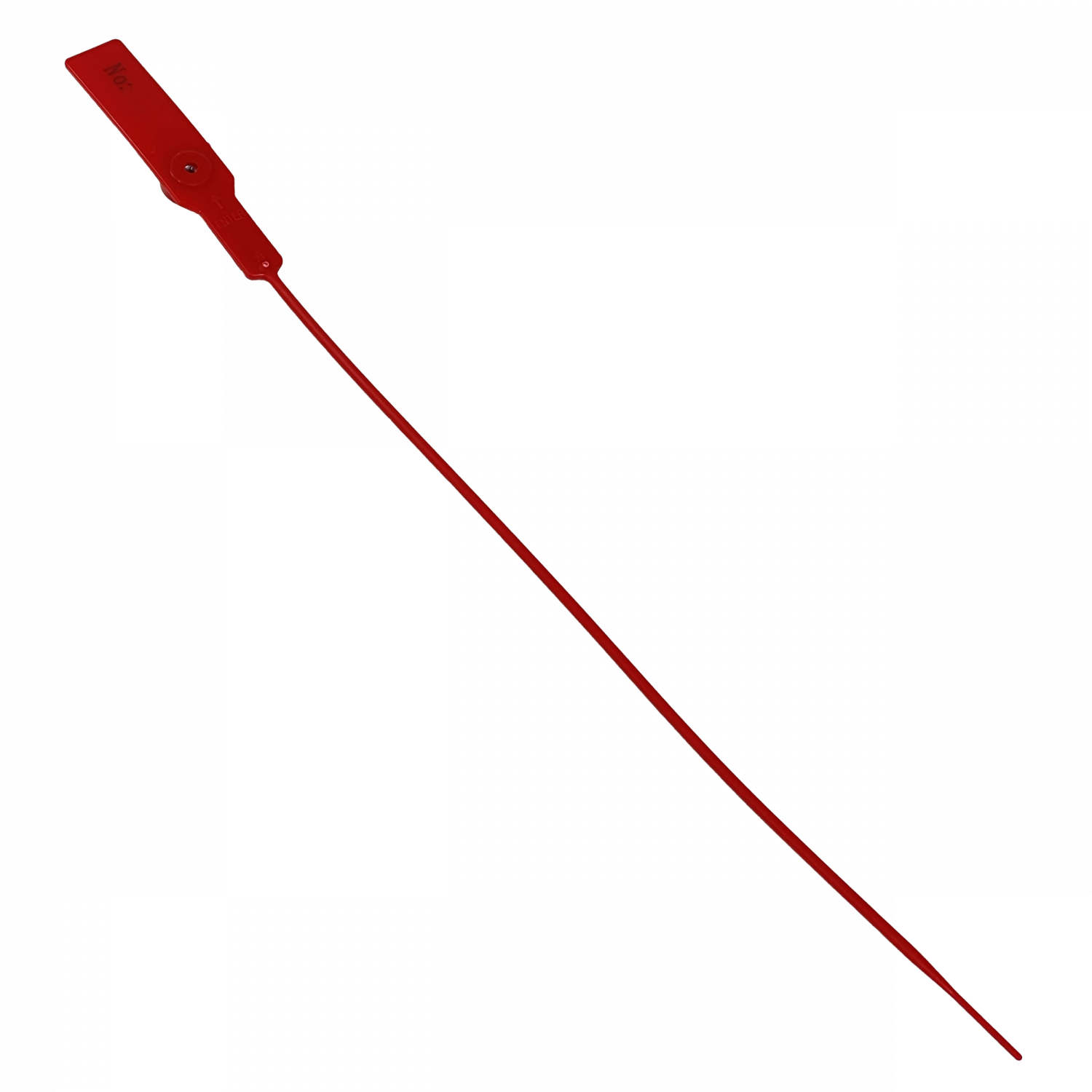 Sellos Seguridad Metalgrip Rojo 28cm 100 Unidades Plástico 4