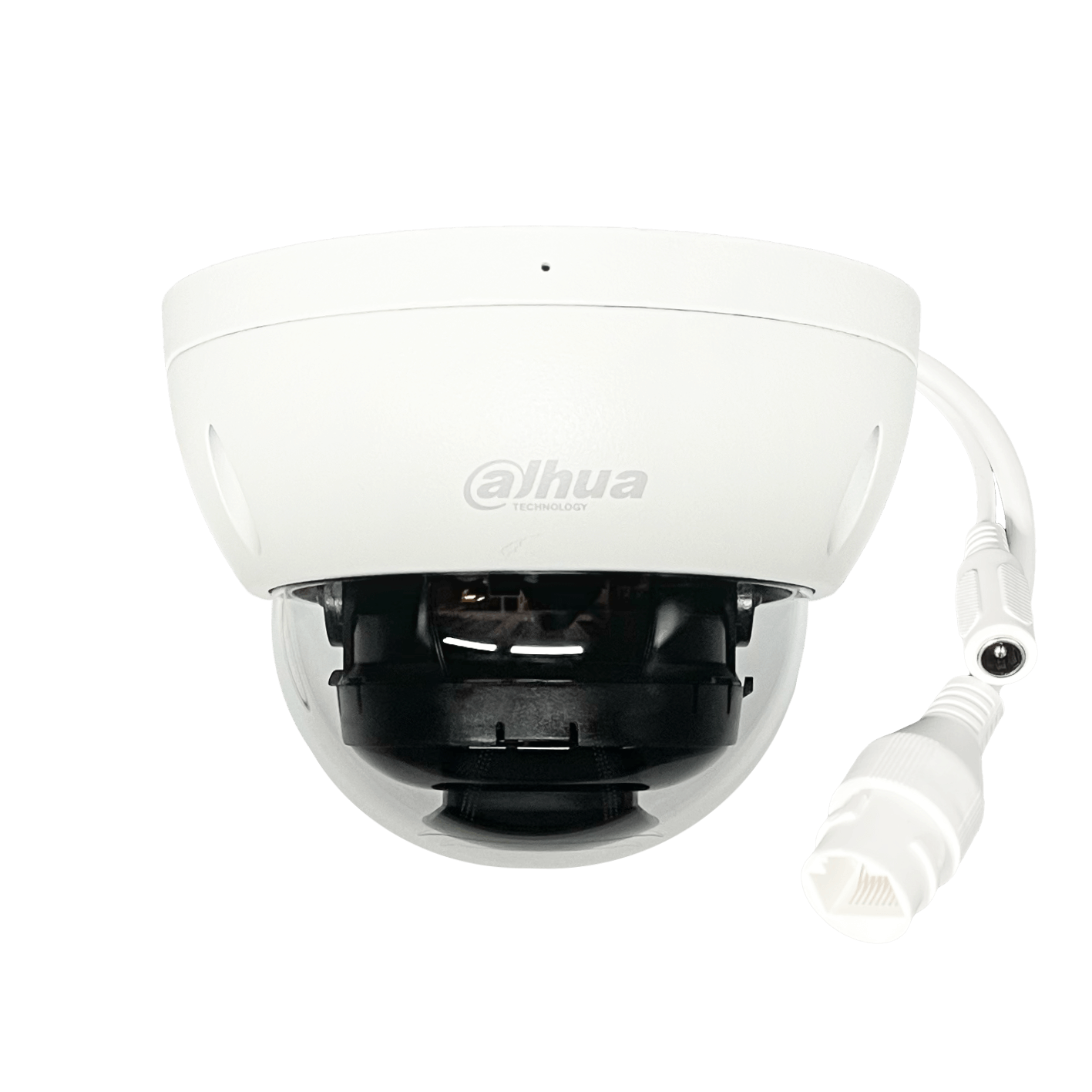 Cámara de Vigilancia Dahua Mini Domo 8MP Lente Fijo IP67 IK10 IR30mt Soporta IVS WizSense 4