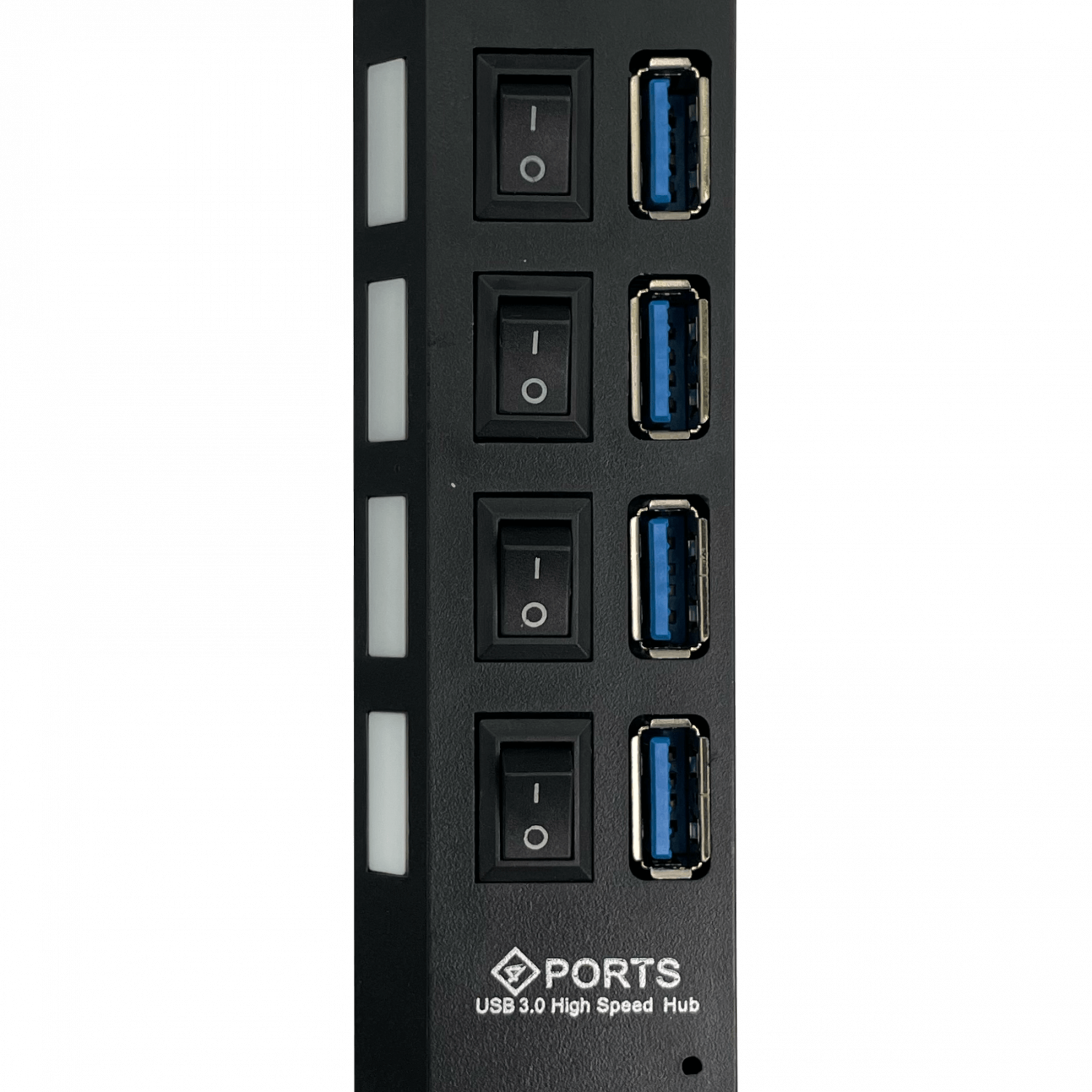 HUB USB 3.0 4 Puertos HUB4-30 con Interruptores Independientes y Cable Incluido 2