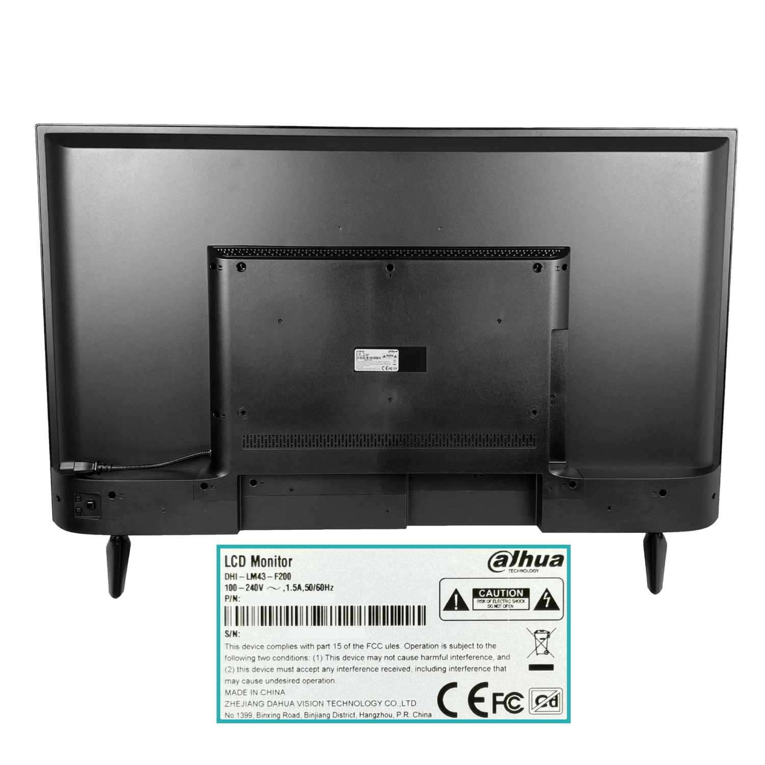 Monitor LED Dahua LM43-F200 de 43