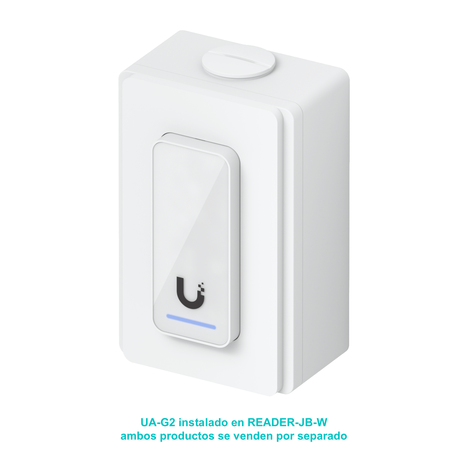 Caja de Conexiones UniFi Access Reader, Montaje Superficie Plana, Compatible Conductos 3/4