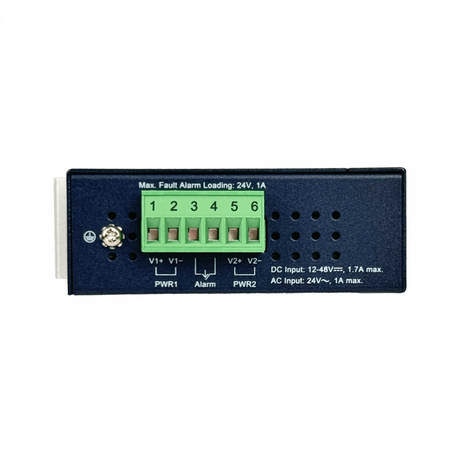 PLANET 4-1000 1-SFP 1-SFP-2.5G Switch Indus Admin L2 Riel-DIN 12-48VDC 1