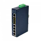 PLANET 4-1000 1-SFP 1-SFP-2.5G Switch Indus Admin L2 Riel-DIN 12-48VDC - Miniatura 2