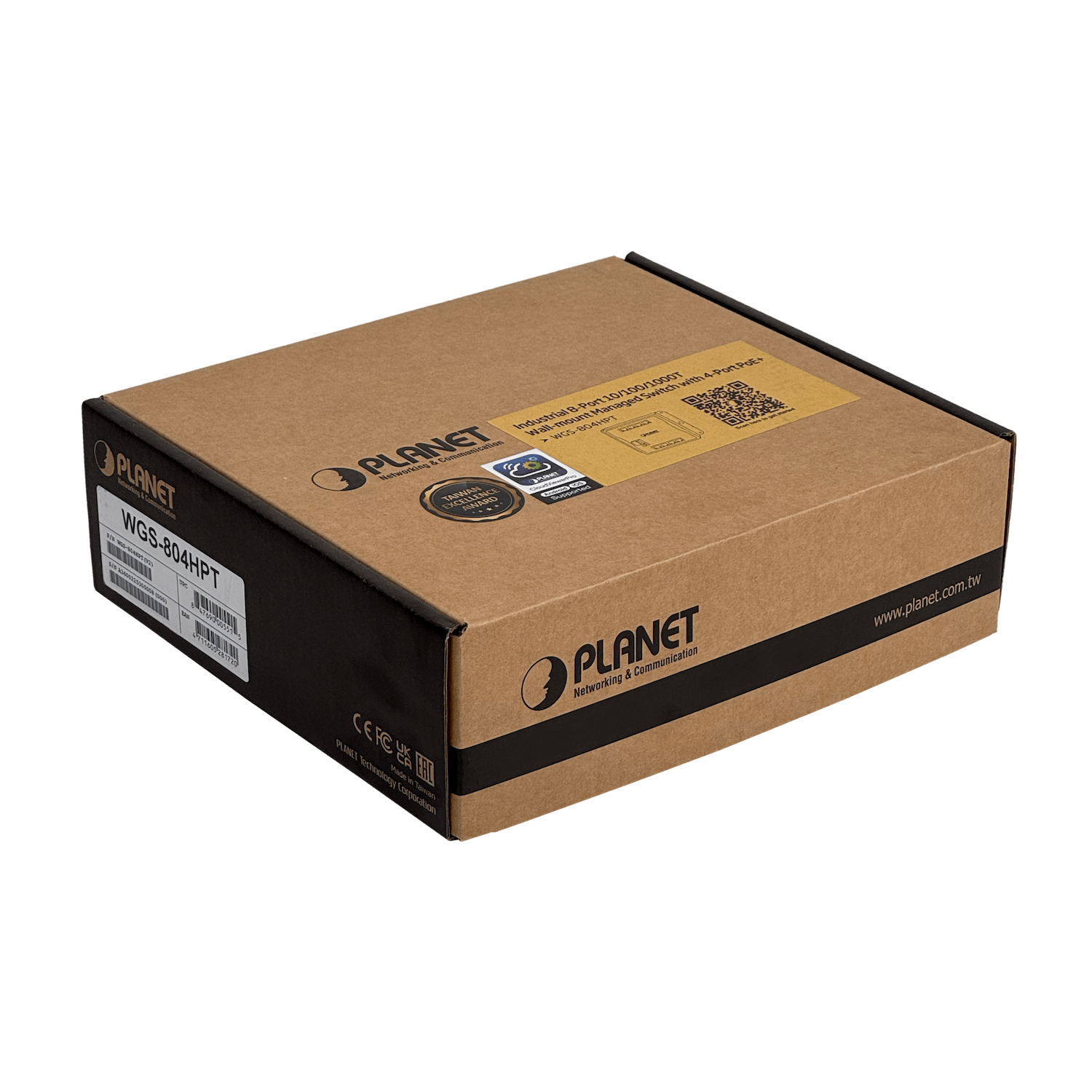 PLANET 8-1000 4-PoE+120W-total Switch Indust Admin Riel-DIN 48/54VDC 5